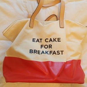 Kate Spade "Eat Cake for Breakfast" Tote